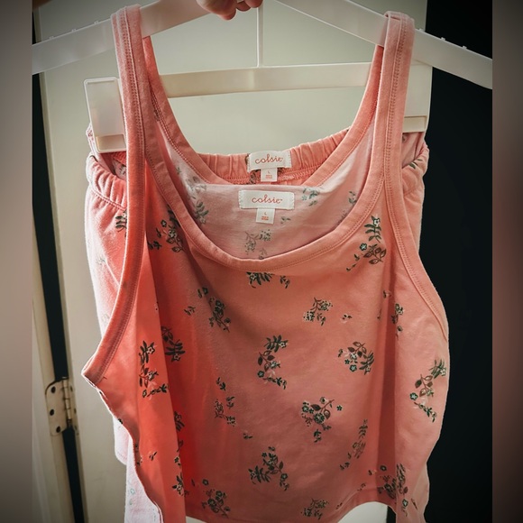 ✨COLSIE ✨ NWOT ❤️ PJ SET⭐️ LARGE - Picture 5 of 5